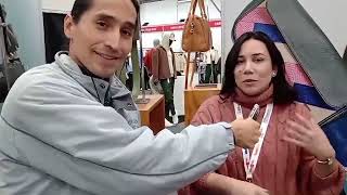 DISEÑADORES DE MODA  Entrevista Maria Pia Dondero de SUBTE CARTERAS en Textilinca  Fashion Hall [upl. by Prud]