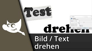 Gimp Bild drehen  Gimp Text drehen ✅ Tutorial [upl. by Iral839]