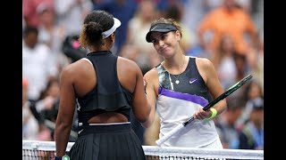 Naomi Osaka vs Belinda Bencic  US Open 2019 R4 Highlights [upl. by Annaitsirhc]