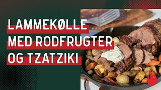 Nexgrill med Lars Thrane Lammekølle med rodfrugter og tzatziki [upl. by Ydnyc]