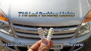 T10 Led Parking Lights  Installation amp Review [upl. by Kcirrej508]