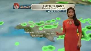 Jamaica Weather Forecast 112515 [upl. by Allrud548]