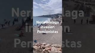 Nerja Malaga invasion Pensionistas [upl. by Kamat]