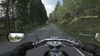 Sveriges finaste motorcykelväg 4K POV Kawasaki Mean Streak [upl. by Teragram648]