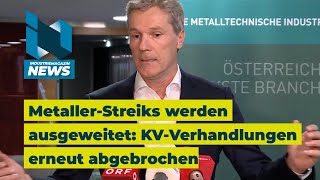 MetallerStreiks werden ausgeweitet erneuter Abbruch der KVVerhandlungen wirft Fragen auf [upl. by Picker]