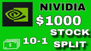 Nvidia Stock Split 101 1000 2024 [upl. by Guillema]