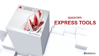 Autocad 2015 Quicktipp  Kennen Sie die Express Tools [upl. by Ominorej]