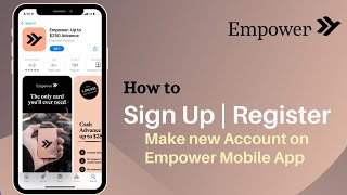 How to Register Empower  Sign Up  Empower App [upl. by Eisele]