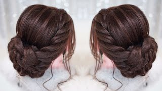 The most elegant hairstyles  Cute hairstyle idea [upl. by Ojaras]