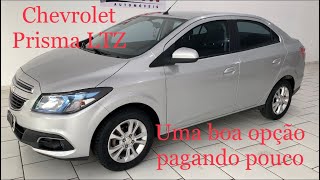 Chevrolet Prisma LTZ 2015  boa opção de sedã compacto [upl. by Hotchkiss]