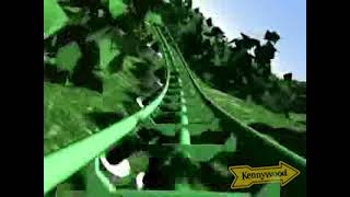 Phantom’s Revenge Original 2001 POV Animation  Kennywood Roller Coasters [upl. by Mann]