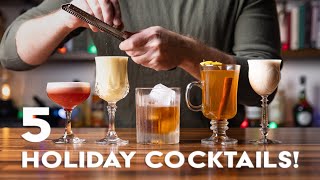 5 WINTER COCKTAILS to try this holiday season [upl. by Murray978]