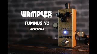 The Most USABLE Overdrive  Wampler TUMNUS V2 [upl. by Lyred]