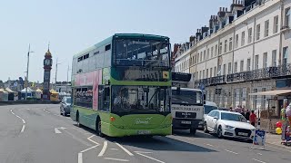 Buses at Weymouth Seafront feat Southern Vectis OmniCity  31st July  2nd August 2024 [upl. by Norrehs]