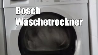 Bosch Trockner WTW86362 Wärmepumpentrockner Test [upl. by Majka]