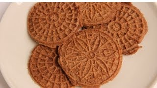 Chocolate Pizzelles Recipe  Laura Vitale  Laura in the Kitchen Episode 354 [upl. by Eybbob]