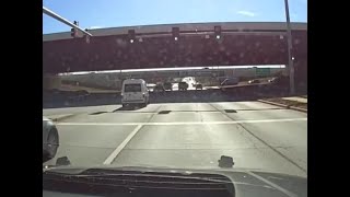 WATCH Dashcam video shows Lenexa Police use quotGrapplerquot tool to stop fleeing stolen vehicle [upl. by Fiorenza]