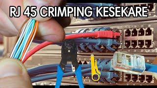 rj45 crimping tutoriallan cable crimping kese karelan cable connectionlan cable color code hindi [upl. by Islehc371]