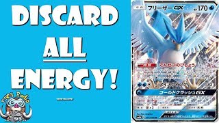 ArticunoGX Discards ALL Your Energy Pokemon TCG [upl. by Akinirt]