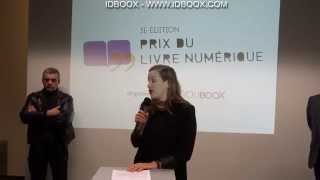 Axelle Lemaire discours Prix Livre numérique 2014 Youboox [upl. by Ludmilla]