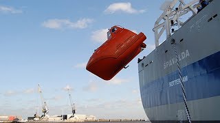 FreeFall Lifeboat  Launching amp Recovery Of Free Fall Lifeboats [upl. by Levinson]