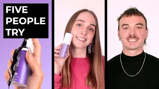 Purple Toning Toothpaste 5 People Try HiSmile Colour Corrector  HiSmile Review [upl. by Iel224]