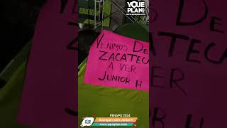 Acampan para ver a Junior H en FENAPO 2024 📲 wwwyqueplancom 👈👈 juniorh fenapo fenapo2024 slp [upl. by Reave851]