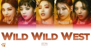 ITZY Wild Wild West Tradução codificada em cores Legendado HANROMPTBR [upl. by Attelahs194]