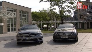 Mercedes EKlasse Coupé vs CKlasse Coupé  Verwechslungsgefahr [upl. by Catima]