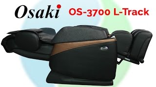 Osaki OS3700 Massage Chair LTrack Review [upl. by Rory]