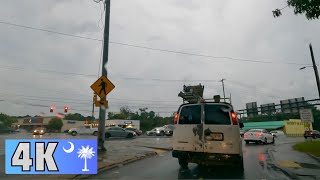 Sped Up Drive  Rainy Day Drive Around West of Ashley  Ashley River Rd Sam Rittenberg Blvd Hwy17 [upl. by Leo443]