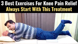 Knee Pain Treatment 3 Exercises for Knee Pain Relief How to Start Knee Osteoarthritis Exercises [upl. by Malcom]