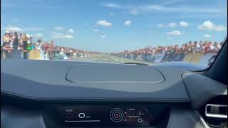 RIMAC Nevera  insane 350 kmh through the crowd passenger POV full throttle [upl. by Xella]