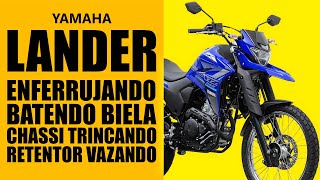 Yamaha Lander 250 batendo biela chassi trincando e retentor vazando [upl. by Senga]