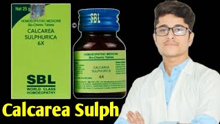 Calcarea Sulphurica Homoeopathic medicine uses in Hindi [upl. by Oicaro616]