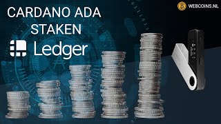 Cardano ADA staken met een Ledger Hardware Wallet [upl. by Marianne109]