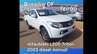 mitsubishi L200 Triton 2023 diesel 4x4 a venda em Brasília df feirão [upl. by Wes]