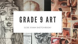 GCSE GRADE 9 A EXAM SKETCHBOOK [upl. by Sneed725]