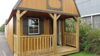 Derksen Urethane Finish 12X30 Lofted Barn Cabin with Electrical Package [upl. by Mendelson]