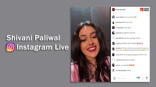 Shivani Paliwal Instagram Live 102323  EDITS 4 NU [upl. by Cutlerr601]