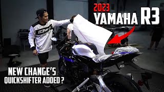 Finally Yamaha R3 BS6 2023 Model Launch at Price ₹3 Lakh 🔥 Power Increase amp New Features [upl. by Nosyrb]