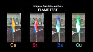 Flame Test  Inorganic Qualitative analysis  For class 11th and 12th [upl. by Adnoraj]