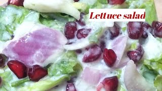 सलाद पत्ते की कोशिंबीर Lettuce Salad Raita Recipe Right diet with Priti [upl. by Woo]