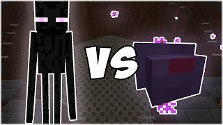 Enderman vs Endermite  Minecraft Mob Battle [upl. by Aneelas649]