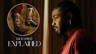 Hidden Meanings Behind Kendrick Lamars Rich Spirit Music Video Explained [upl. by Einallem]