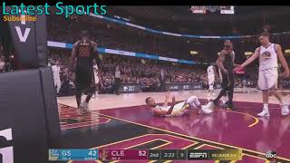 Warriors vs Cavs Game 3 Highlights End of 2nd Quarter  NBA Finals 2018 [upl. by Eelinnej]