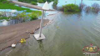 Atualização 43 da mina 18 da BRASKEM no Mutange  Maceió  Alagoas Brasil  visto de cima em 4K [upl. by Litman]