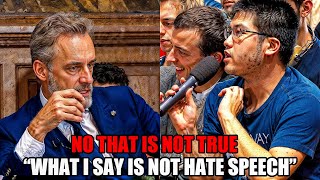 Jordan Peterson SCHOOLS Oxford Student on Hate Speech and Leaves Room SPEECHLESS Epic Debate [upl. by Martinez200]