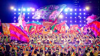 4K 岡山うらじゃ連蓮雫 【第24回受賞チーム演舞】 こいや祭り 2024 土曜日 中夜祭 [upl. by Naveb]