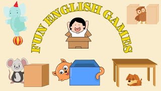 Prepositions Vocabulary For Children┃In On Under Behind Next To┃ Fun English Games [upl. by Iroc435]